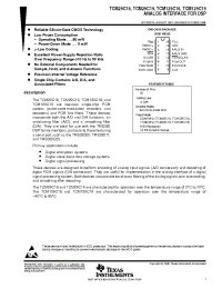 Datasheet TCM29C18N manufacturer TI