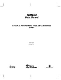 Datasheet TCM4400APN manufacturer TI