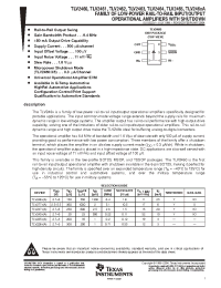 Datasheet TLV2462AIDRG4 manufacturer TI