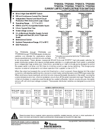 Datasheet TPS2045AD manufacturer TI