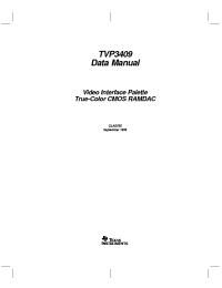Datasheet TVP3409 manufacturer TI