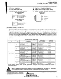 Datasheet uA7800KTE manufacturer TI