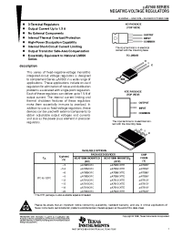 Datasheet UA7900 manufacturer TI
