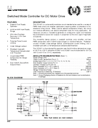 Datasheet UC1637 manufacturer TI