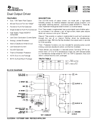 Datasheet UC2706N manufacturer TI