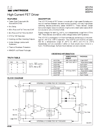 Datasheet UC3710DWTR manufacturer TI
