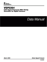 Datasheet VSP2264GSJ manufacturer TI