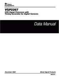 Datasheet VSP2267GSJR manufacturer TI