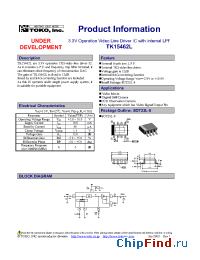Datasheet K15462L manufacturer TOKO