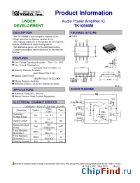 Datasheet tk10565m manufacturer TOKO