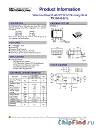 Datasheet tk1544357 manufacturer TOKO