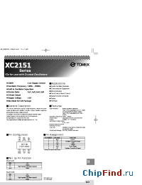 Datasheet XC2151C51 manufacturer Torex