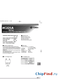 Datasheet XC221A1100 manufacturer Torex