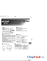Datasheet XC31PNS00 manufacturer Torex