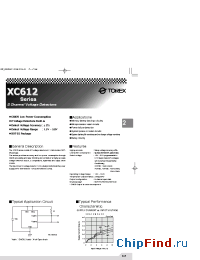 Datasheet XC612E2550MR manufacturer Torex