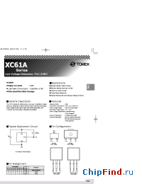 Datasheet XC61A manufacturer Torex