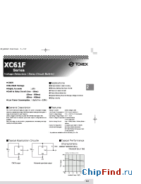 Datasheet XC61FN2542MR manufacturer Torex