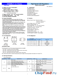 Datasheet XC6204E-H manufacturer Torex