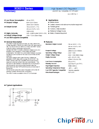 Datasheet XC6211B02MR manufacturer Torex