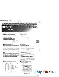 Datasheet XC6371 manufacturer Torex
