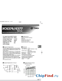 Datasheet XC6376BXX3SR manufacturer Torex