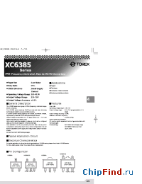 Datasheet XC6385A manufacturer Torex