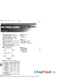 Datasheet XC74UL14AAM manufacturer Torex