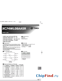 Datasheet XC74WL08AASR manufacturer Torex