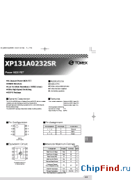 Datasheet XP131A0232SR manufacturer Torex