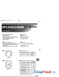 Datasheet XP131A1145SR manufacturer Torex