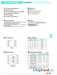 Datasheet XP134A01A9SR manufacturer Torex