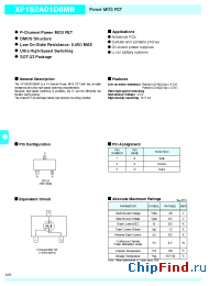 Datasheet XP152A01D8MR manufacturer Torex