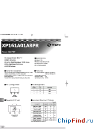 Datasheet XP161A01A8PR manufacturer Torex