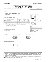 Datasheet 015Z10 manufacturer Toshiba