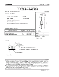 Datasheet 1AZ13 manufacturer Toshiba