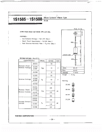 Datasheet 1S1587 manufacturer Toshiba