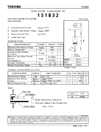 Datasheet 1S1832 manufacturer Toshiba