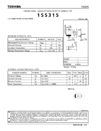 Datasheet 1SS315 manufacturer Toshiba