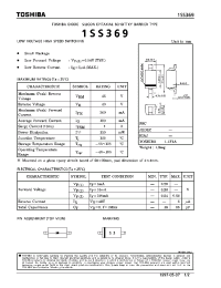 Datasheet 1SS369 manufacturer Toshiba