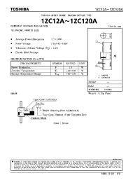 Datasheet 1ZC100A manufacturer Toshiba