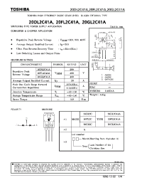 Datasheet 20DL2C41A manufacturer Toshiba