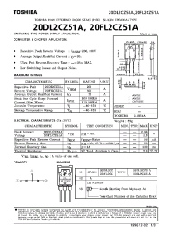 Datasheet 20DL2CZ51A manufacturer Toshiba