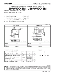 Datasheet 20FWJ2C48M manufacturer Toshiba