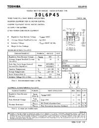 Datasheet 30L6P45 manufacturer Toshiba