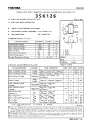 Datasheet 3SK126 manufacturer Toshiba