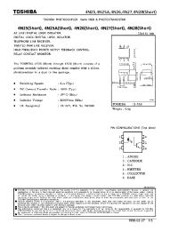 Datasheet 4N27A manufacturer Toshiba