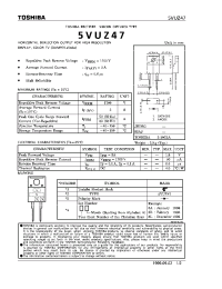 Datasheet 5VUZ47 manufacturer Toshiba