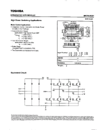 Datasheet MIG20J902H manufacturer Toshiba