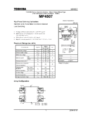 Datasheet MP4507 manufacturer Toshiba
