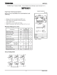 Datasheet MP6901 manufacturer Toshiba